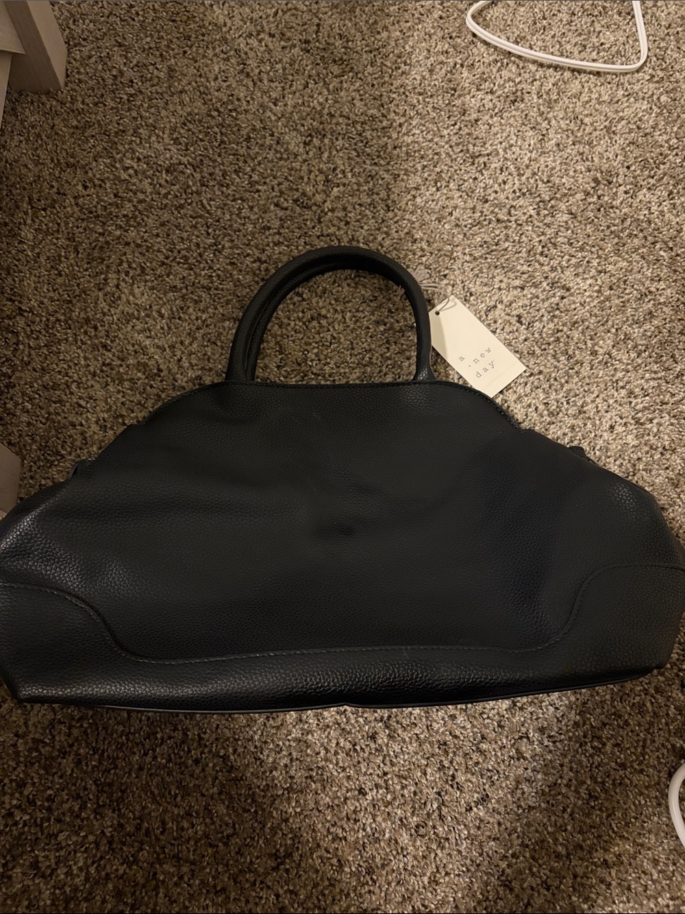 a new day Black Textured Tote with Gold Accents - Picture 4 of 4